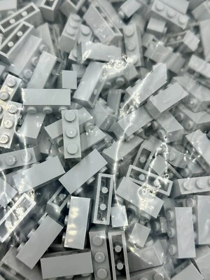 Lego cinza claro 1x3 tijolos X 50 PCs New City Town Star Wars tijolo - Imagem 1 de 2