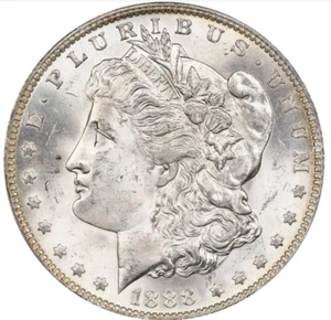 1888-O Morgan Silber Dollar PCGS MS-64+ - Bild 1 von 5
