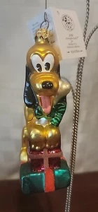 Christopher Radko 1996 NOEL PLUTO Disney Mickey & Co Ltd Edition with Tag & Box - Picture 1 of 12