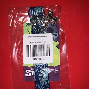 Key Fob Chain Holder Wrist Lanyard Lilo Stitch Tropical Love Ohana Aloha HawaiI - Picture 1 of 4