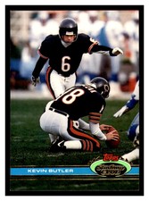 1991 Topps Stadium Club #246 KEVIN BUTLER Chicago Bears