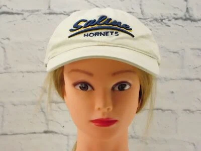 Vintage SALINE HORNETS Cap Hat Snap Back Adjustable Beige - Image 1 of 4