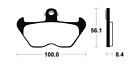 21654 - Gesinterte Bremsbeläge Mf203 Kompatibel Mit Bmw R 1100 Gs (0404) 1100 19