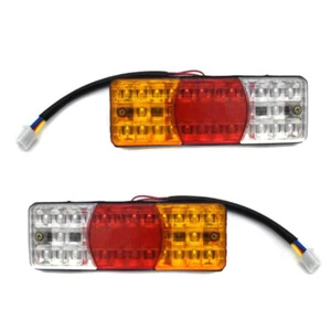 3Colors LED Waterproof Tail Light Reverse Brake Stop Motorcycle Turn Signal _yi - Picture 1 of 7