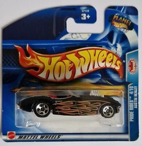 2003 Hot Wheels #152 Pride Rides 4/10 AUSTIN HEALEY Black w/Chrome Short Card  - Picture 1 of 1