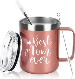 Best Mom Ever Insulated Travel Mug, Mother'S Day Christmas Birthday Gifts for Mo - Picture 1 of 7