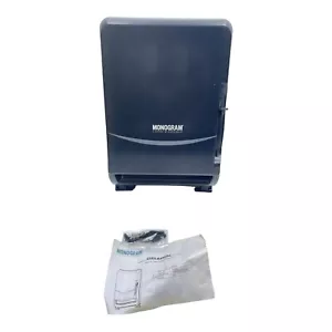Dispensador de rollos de toalla de papel monograma negro - Imagen 1 de 4