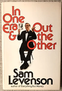 SAM LEVENSON " IN ONE ERA AND OUT THE OTHER " 1973 SIGNED HC/DJ VG/VG HUMOR - Picture 1 of 2