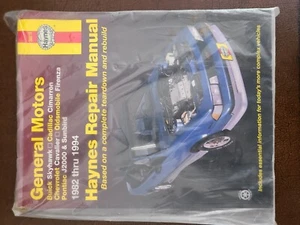 Haynes Repair Manual 38015 GM 82-94 Skyhawk,Cimarron,Cavalier, Firenza, Sunbird  - Bild 1 von 2