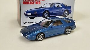1:64 Tomica Limited vintage LV-N192b Mazda Savanna RX-7 FC3S GT-X '89 Blue