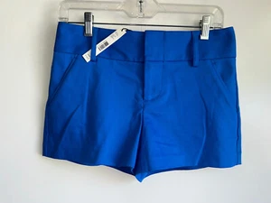 NWT Alice + Olivia Cady Shorts Umbrella Blue Size 0 - Picture 1 of 10