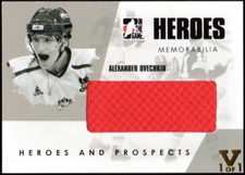 2008-09 ITG Heroes and Prospects Memorabilia #HM05 Alex Ovechkin 1/1 Caps