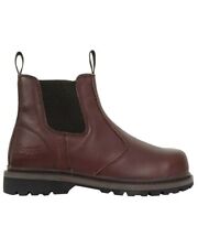 Hoggs Of Fife Zeus Mens Full Grain Brown Steel Toe/Midsole S1P Safety Work Boots