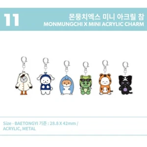[公式] MONSTA X POP-UP STORE [ MONMUNGCHI X : WELCOME PARTY ] MINI ACRYLIC CHARM - Picture 1 of 1