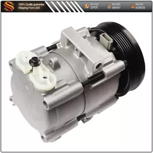A/C AC Compressor W/Clutch Fits 02-07 Ford F150 F250 F350 4.6L 5.4L 6.8L - Picture 1 of 8