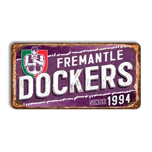 Blechschild Football Club Fremantle Vintage Fremantle Dockers Schild Football AFL - Bild 1 von 5