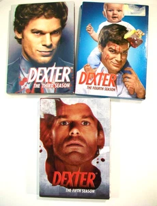 Dexter Complete Season 3-5 DVD Lot - Picture 1 of 7