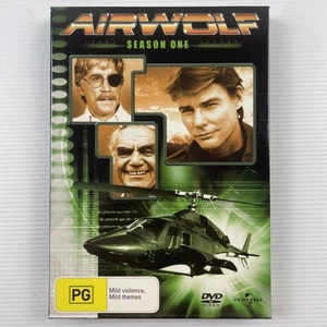 Airwolf Season One 1984 DVD 4-Disc Set Action Military Drama Region 4 - Picture 1 of 3