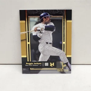 REGGIE JACKSON 2024 Topps Museum Collection GOLD ~ Yankees #'d /199 - Picture 1 of 2