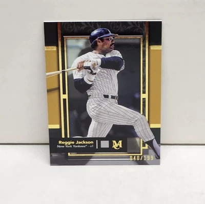 REGGIE JACKSON 2024 Topps Museum Collection GOLD ~ Yankees #'d /199 - Image 1 of 2