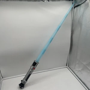 Vintage Star Wars Hasbro Obiwan Light Blue Light Saber 2002 READ - Picture 1 of 7