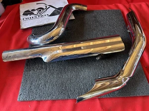 ESCUDOS TÉRMICOS ESCAPE CROMADOS ORIGINALES HARLEY DAVIDSON TOURING 09-16 - Imagen 1 de 11