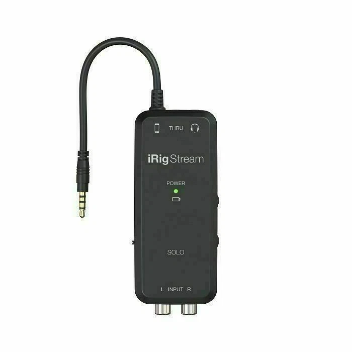 IK Multimedia iRig Stream Solo Analogue Audio Streaming Interface For iOS & A... - Image 1 of 1