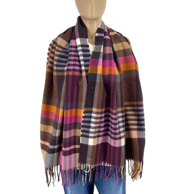 CAMEL ACTIVE Bufanda Chal A Cuadros De Color 50 Cm X 180 Cm - Imagen 1 de 4