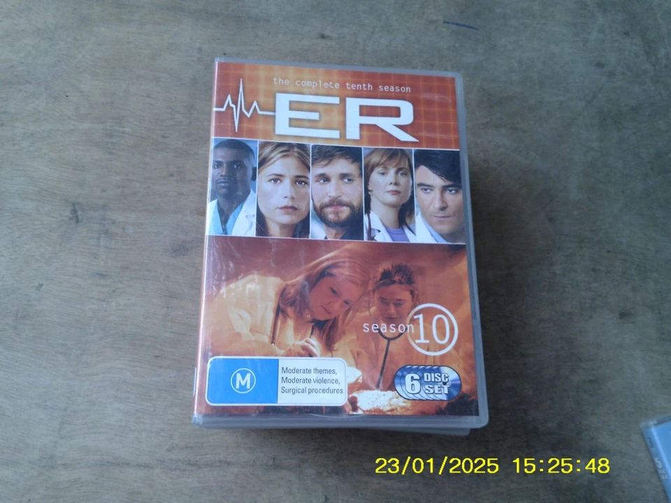 ER - Season 10  very good condition dvd region 4 t375 - Image 1 of 1