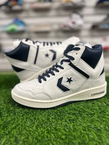 CONVERSE ARMA MID Vintage Bianco Navy A09879C Taglia 9,5 NUOVISSIME - Foto 1 di 10