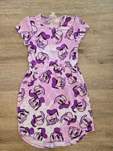 LuLaRoe Disney Purple Donald Duck Kid's Mae Style Dress - Size 10 - Picture 1 of 7