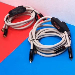 Pair MusicLink Plus Transparent Audio Laboratory RCA Interconnect Cables 1m 2m - Picture 1 of 14