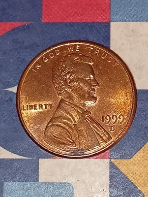 1999 Lincoln Penny -D Mint Mark - Image 1 of 4