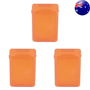 3.5 Inch IDE SATA HDD Hard Drive Disk Storage Box Plastic HDD Caddy Case(Orange) - Picture 1 of 12