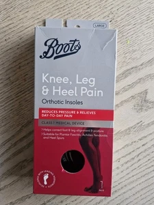 Boots Knee, Leg & Heel Orthontic Insoles. Size Large. Brand New - Picture 1 of 2