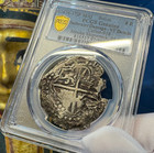 ATOCHA 1622 SHIPWRECK BOLIVIA 8 REALES 1616-17 PIRATE SILVER COINS FISHER TAG