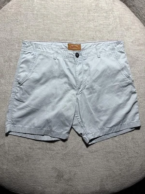 Шорты мужские Red Camel 38 светло-голубые китайские плоские спереди повседневные для летнего гольфа - Изображение 1 из 4