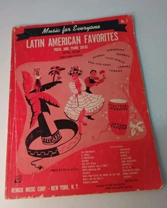Música favorita latinoamericana para todos solos vocales y de piano 1953 - Imagen 1 de 9