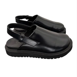 UNIQLO: C Zoccoli Scarpe Medium Nero Chiaro Waight Keller - Foto 1 di 5