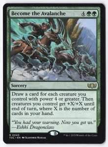 Become the Avalanche R Commander: Tarkir: Dragonstorm 43 NM - Picture 1 of 2