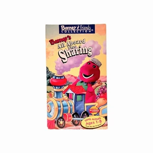 Barney - Barneys All Aboard for Sharing (VHS, 1996) - Bild 1 von 3
