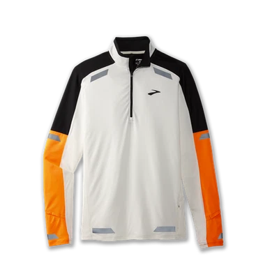 Nuevas camisetas para correr Brooks Run Visibles 1/2 cremallera 2.0 para hombre Foto 1 de 4