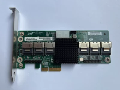 Intel RES2SV240 24port 6G 6Gbps SATA SAS Expander Server Adapter RAID CARD - Image 1 of 3