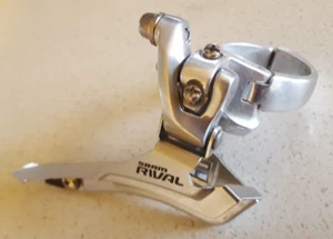 SRAM Rival Front Derailleur, high clamp 34.9, bottom pull, Silver, Road orTT/Tri - Picture 1 of 4