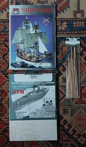 HMS CLEOPATRA- PAPER MODEL - SHIPYARD + Laser Cut Frames + Wood Masts - Foto 1 di 3