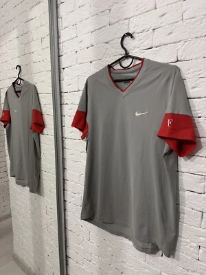 Nike RF Roger Federer RF Crew 2014 Abierto de Francia Camiseta Tenis Talla L Foto 1 de 4