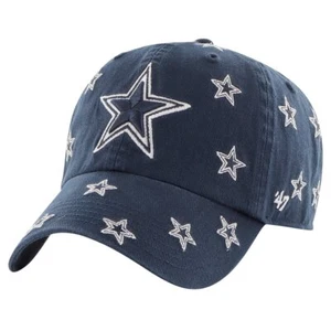 Women's Dallas Cowboys '47 Navy Confetti Clean Up Adjustable Hat - Picture 1 of 2