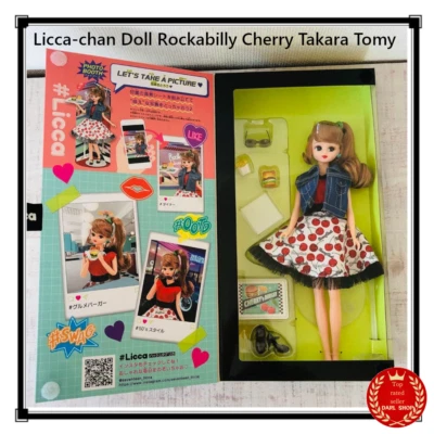 Muñeca Licca-chan Rockabilly Cherry Americana Licca-chan Takara Tomy Japón Nueva CBP Foto 1 de 4