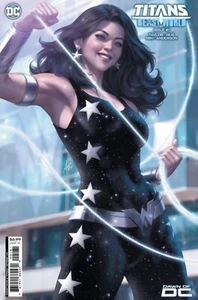 TITANS BEAST WORLD 1 ARTGERM CARDSTOCK VARIANT   NM - Picture 1 of 1