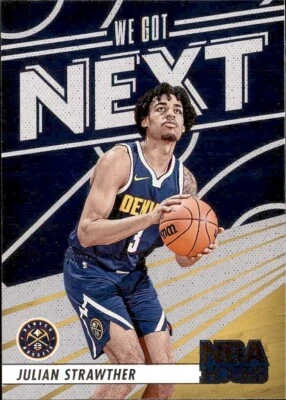 2023-24 Panini NBA Hoops We Got Next Insert Denver Nuggets Julian Strawther #31 - Image 1 of 2